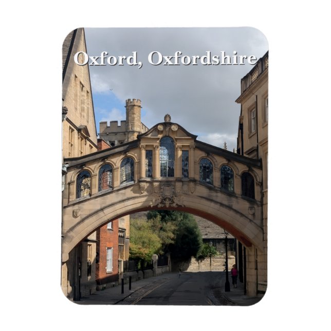 Bridge of Sighs in Oxford Magnet (Vertical)