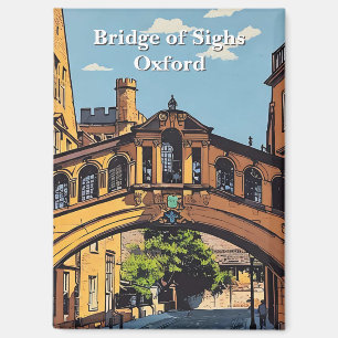 Bridge of Sighs in Oxford Poster Paint Magnet