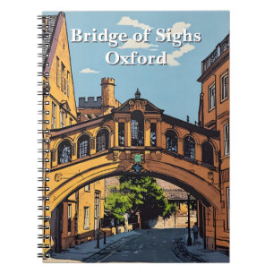 Bridge of Sighs in Oxford Poster Paint Notebook