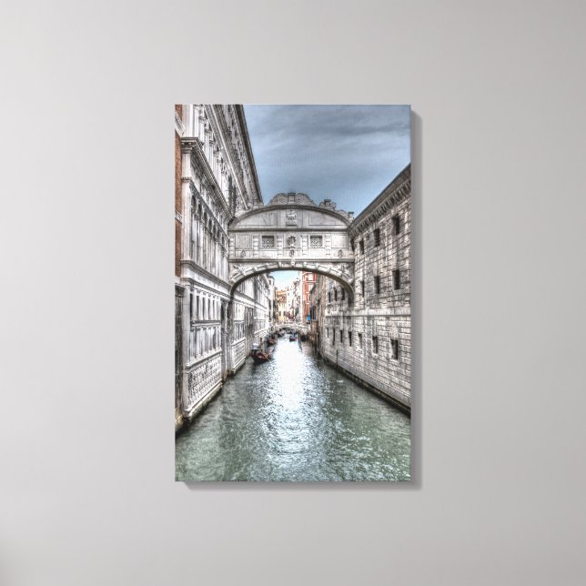 Bridge of Sighs in Venice Italy Canvas Print (Front)