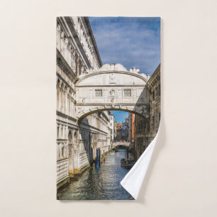 Bridge of Sighs, Venezia, Italy Bath Towel Set