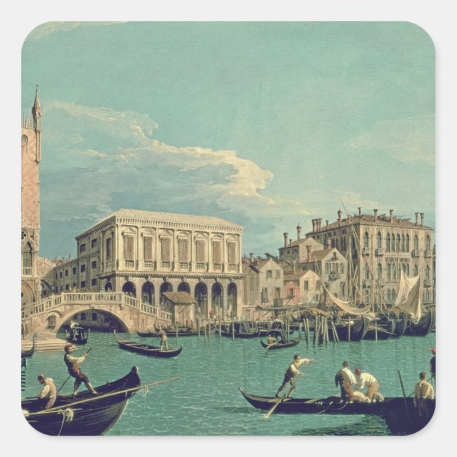 Bridge of Sighs, Venice  c.1740 Square Sticker (Front)