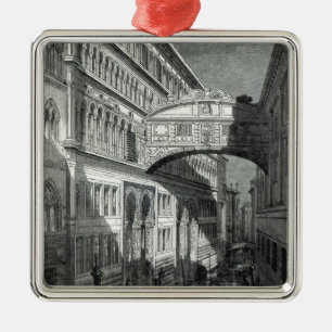 Bridge of Sighs, Venice Metal Tree Decoration