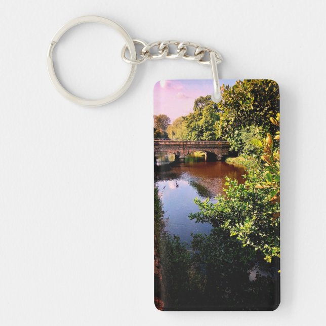 Bridge , on way to Hillsborough. Key Ring (Front)