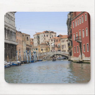 Bridge over a canal, Grand Canal, Venice, Italy Mouse Pad