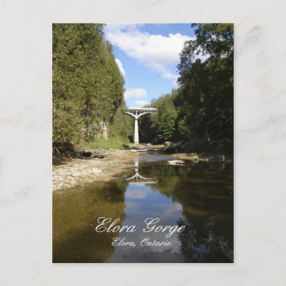 Bridge Over Elora Gorge Postcard
