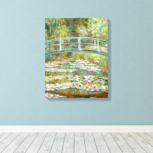 Bridge over Pond of Water Lilies   Claude Monet    Canvas Print