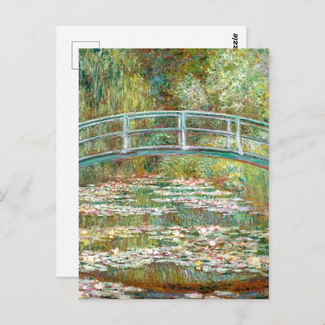 Bridge over Pond of Water Lilies | Claude Monet |  Postcard (Front/Back)