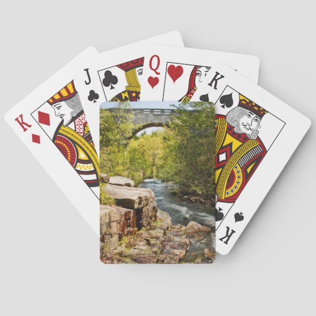 Bridge Over River Playing Cards (Back)