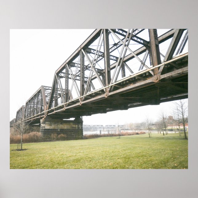 Bridge Over Scioto River Poster (Front)