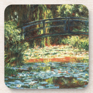 Bridge Over the Waterlily Pond by Claude Monet Coaster