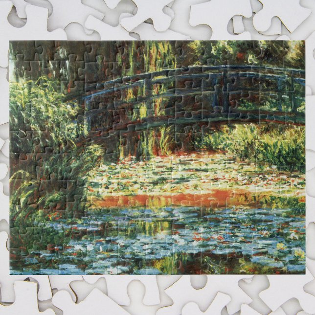 Bridge Over the Waterlily Pond by Claude Monet Jigsaw Puzzle (Creator Uploaded)