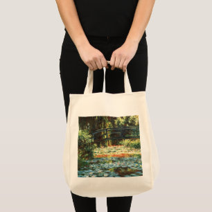 Bridge Over the Waterlily Pond by Claude Monet Tote Bag