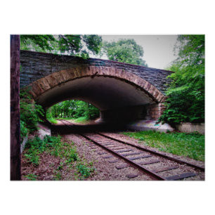 "Bridge Over Trolly Tracks" Photo Print