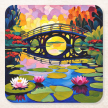 Bridge over Water Lily pond