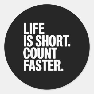 Bridge Player Funny Contract Bridge  Classic Round Sticker