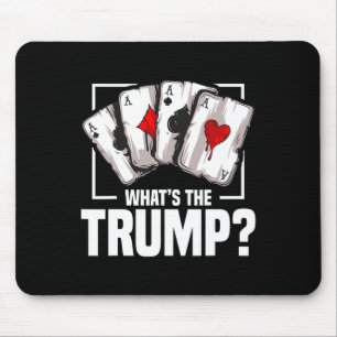 Bridge Player Queen Card Game Lover Trump King Bri Mouse Pad