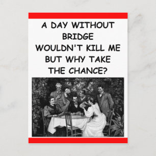 BRIDGE POSTCARD