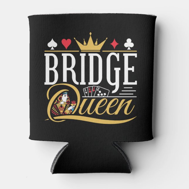 Bridge Queen Card Game Women Can Cooler (Front)