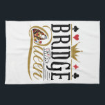 Bridge Queen Tea Towel<br><div class="desc">Cool gift for bridge player or partner. Perfect for bridge card game lover or enthusiast</div>