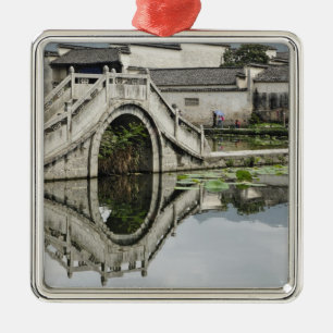Bridge reflection, Hong Cun Village, Yi Metal Tree Decoration