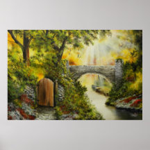 Bridge to cross over Print