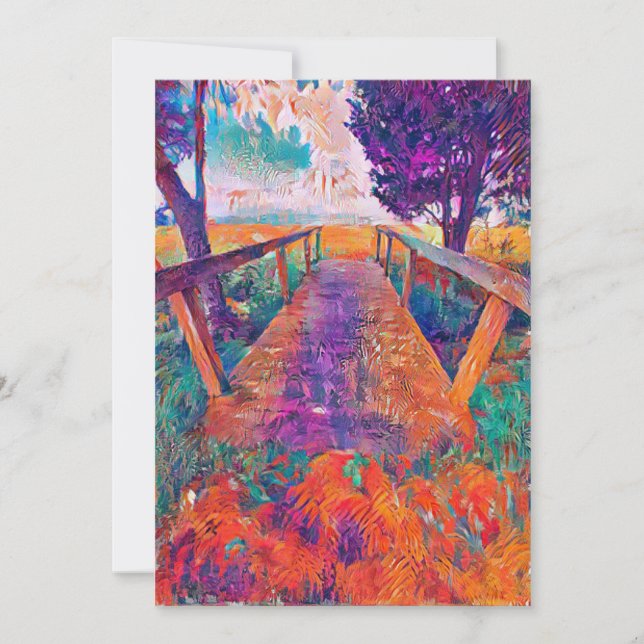 Bridge to peace  thank you card (Front)