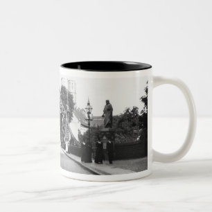 Bridge to the Cathedral, Breslau Poland, c.1910 Two-Tone Coffee Mug
