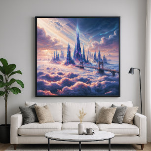 Bridge to the Unknown - Fantasy Art Style Poster