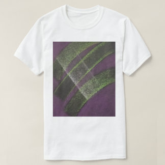 Bridge Unique Purple Yellow Colourful Abstract Art T-Shirt