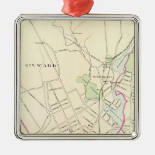 Bridgeport, north metal tree decoration