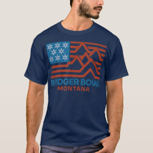 Bridger Bowl Montana Ski Snowboard Snow Mountain T-Shirt