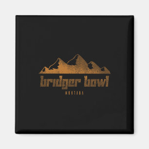 Bridger Bowl Mountains Montana Hiking Outdoors  Magnet