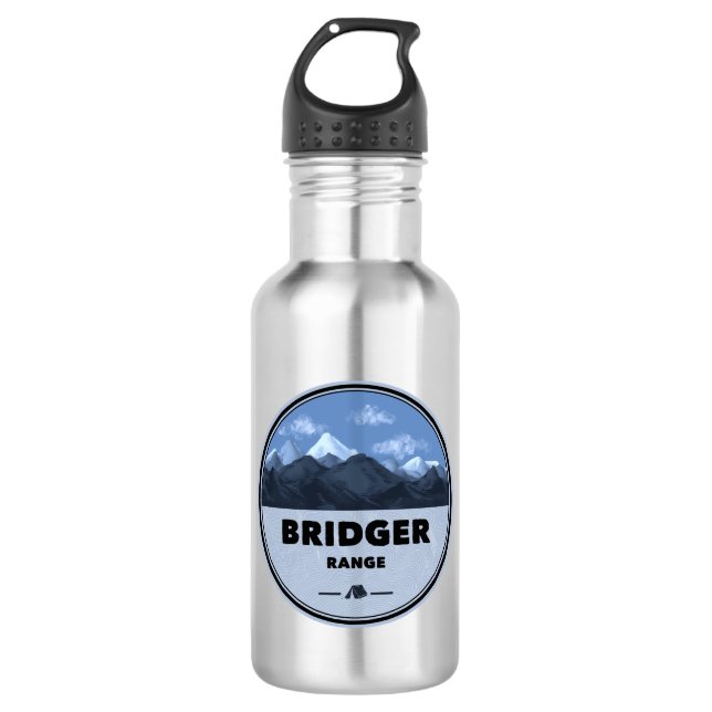 Bridger Range Montana Camping 532 Ml Water Bottle (Front)