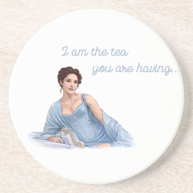 Bridgerton inspired coaster (Front)