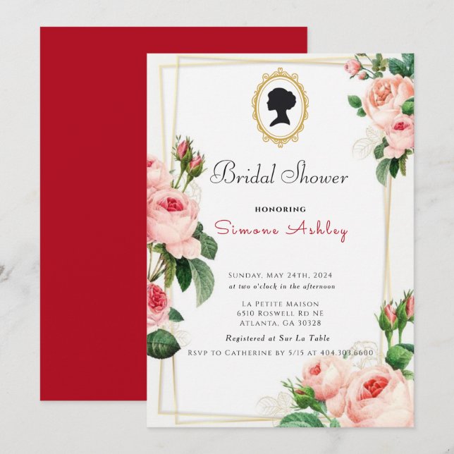 Bridgerton, Julia Quinn, Serie Bridgerton, Libros  Invitation (Front/Back)