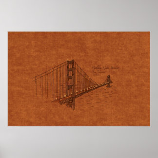 Bridges: Golden Gate, USA Poster