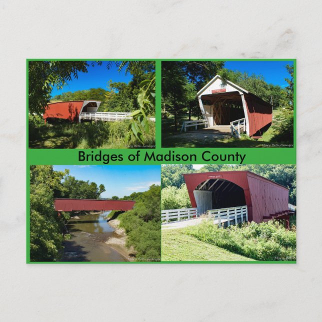 Bridges of Madison County Postcard (Front)