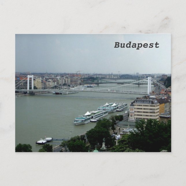 Bridges over the Danube Postcard (Front)