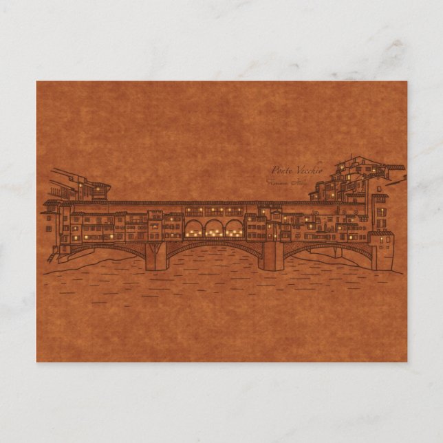 Bridges: Ponte Vecchio Postcard (Front)