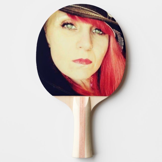 Bridget Evans Ping Pong Paddle (Front)