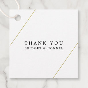 Bridget Geometric Modern Wedding Favour Tags