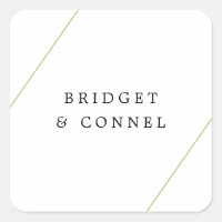 Bridget Geometric Modern Wedding