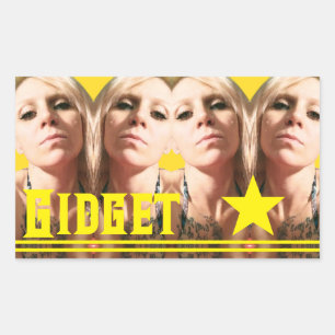 Bridget Yellow Star Sticker