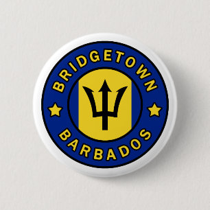 Bridgetown Barbados 6 Cm Round Badge
