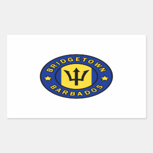 Bridgetown Barbados Rectangular Sticker