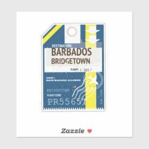 Bridgetown Barbados travel ticket