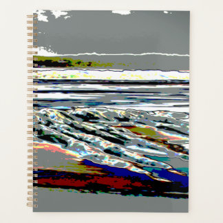 Bridgewater N.S. Riser's Beach Abstract print art Planner