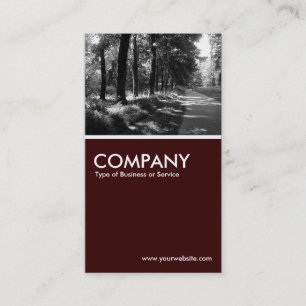 Bridle Path - Dark Brown Business Card