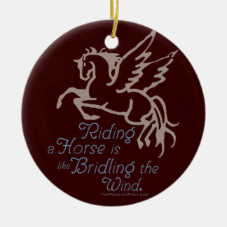 Bridle The Wind Ceramic Tree Decoration